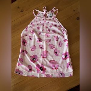 CAbi Floral Sleeveless Top